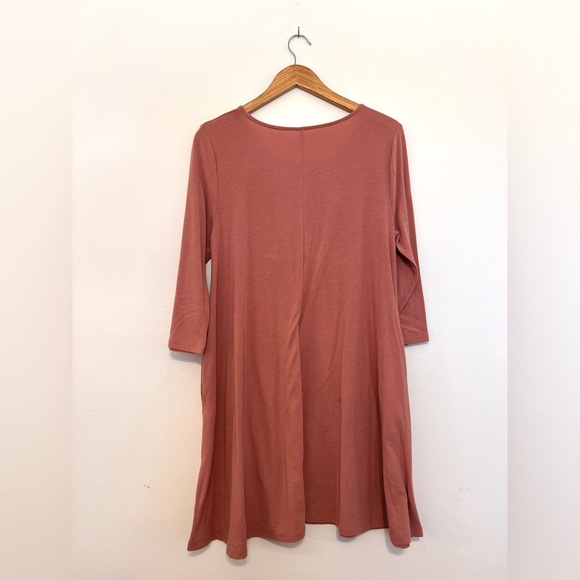 CASUAL DUST ROSE DRESS size L - Picture 3 of 3